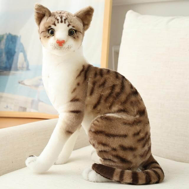 Interactive Plush Cat Toy Soft Indoor Play Toy for Cats