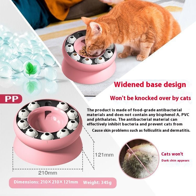 Food Leakage Feeding Cat Bowl Puzzle Cat Toy