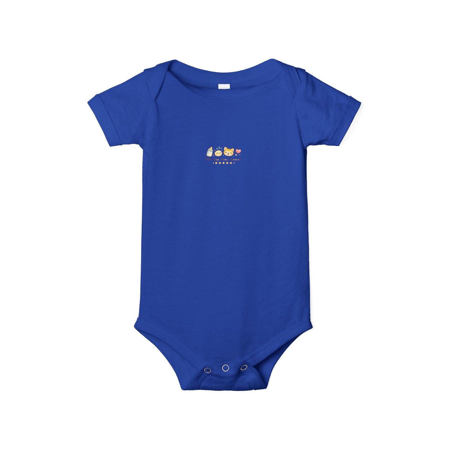 Infant Onesie - Cute Mini Animal Train "All Aboard" Baby Bodysuit