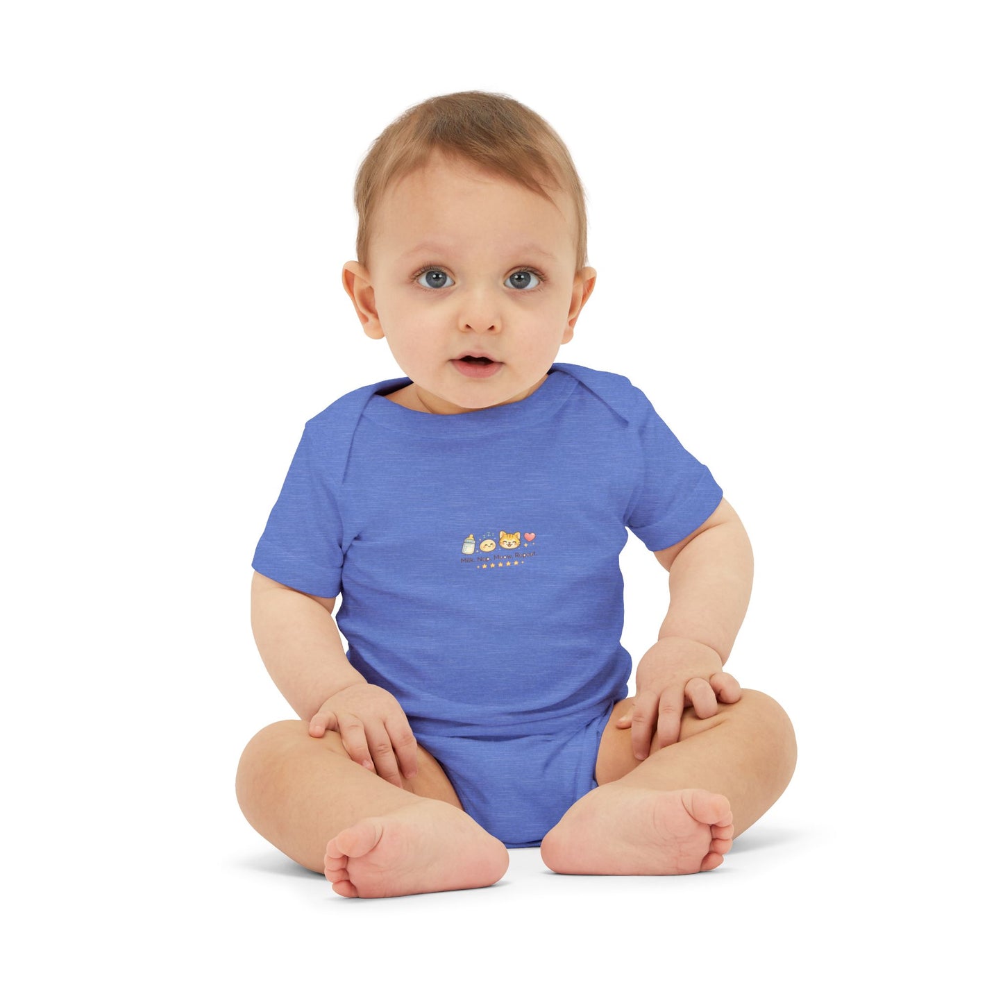 Infant Onesie - Cute Mini Animal Train "All Aboard" Baby Bodysuit