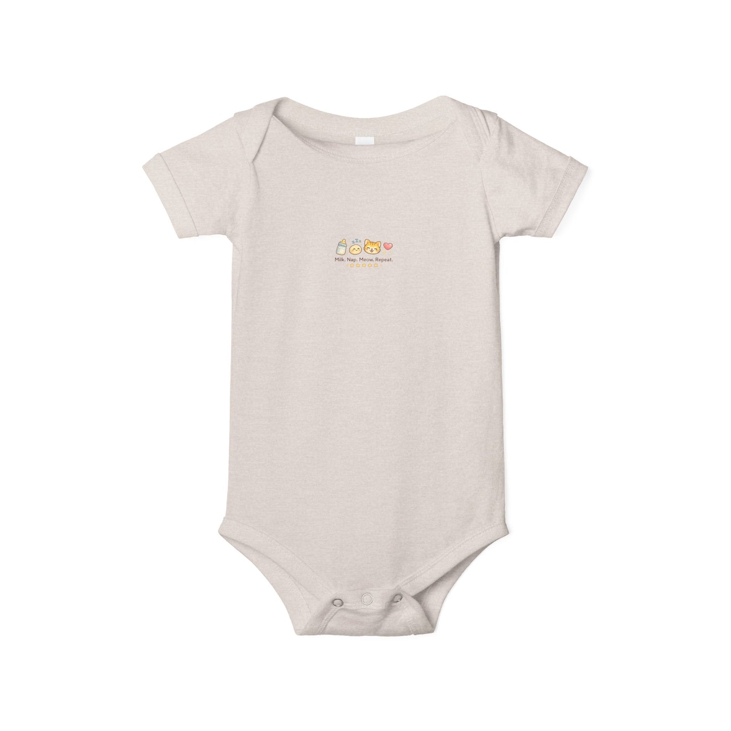 Infant Onesie - Cute Mini Animal Train "All Aboard" Baby Bodysuit