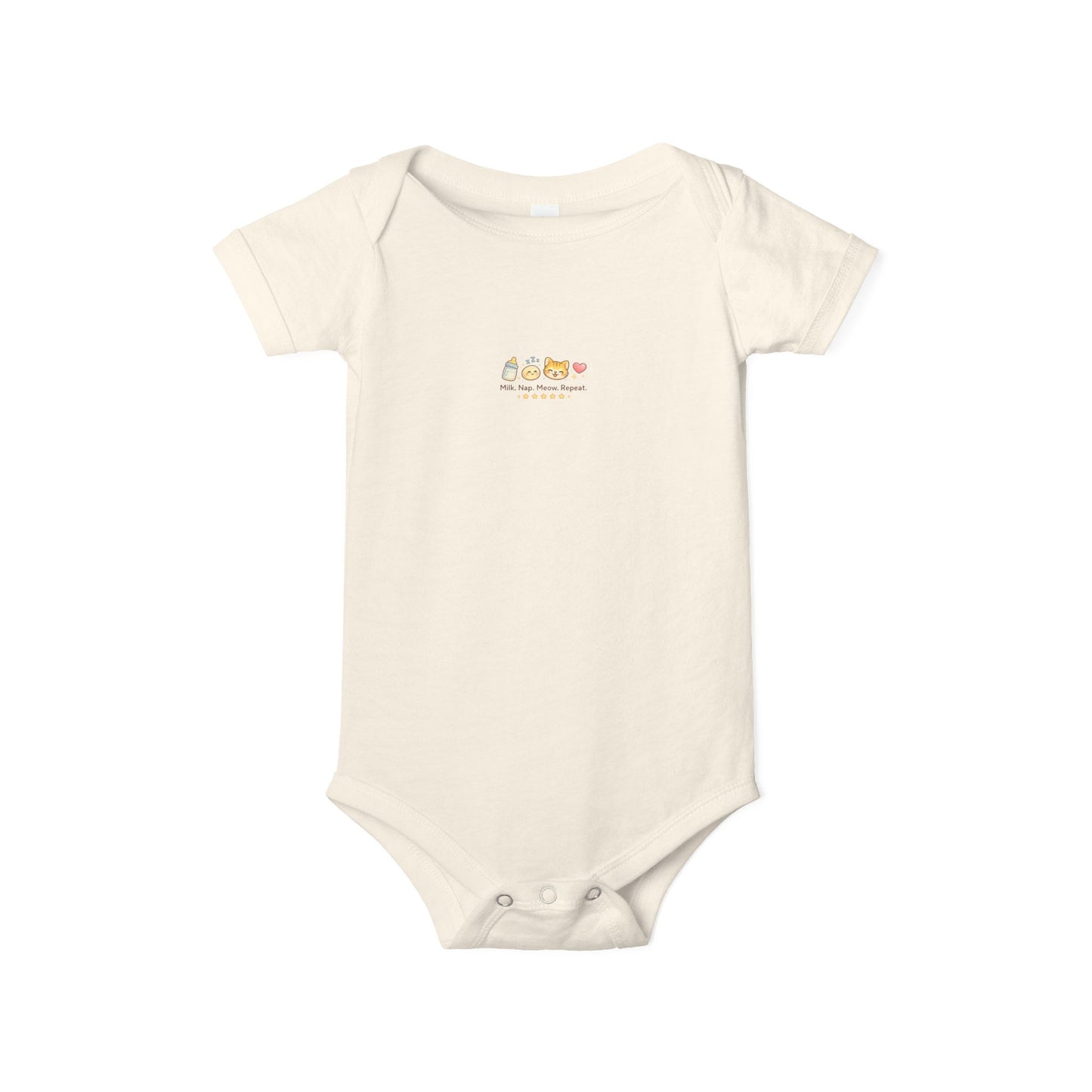 Infant Onesie - Cute Mini Animal Train "All Aboard" Baby Bodysuit