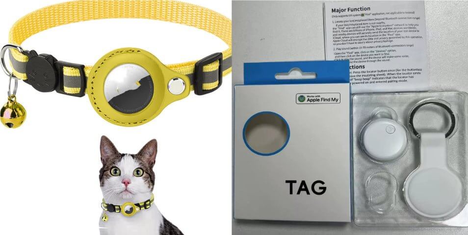 Reflective Collar Waterproof Holder Case For Airtag Air Tag