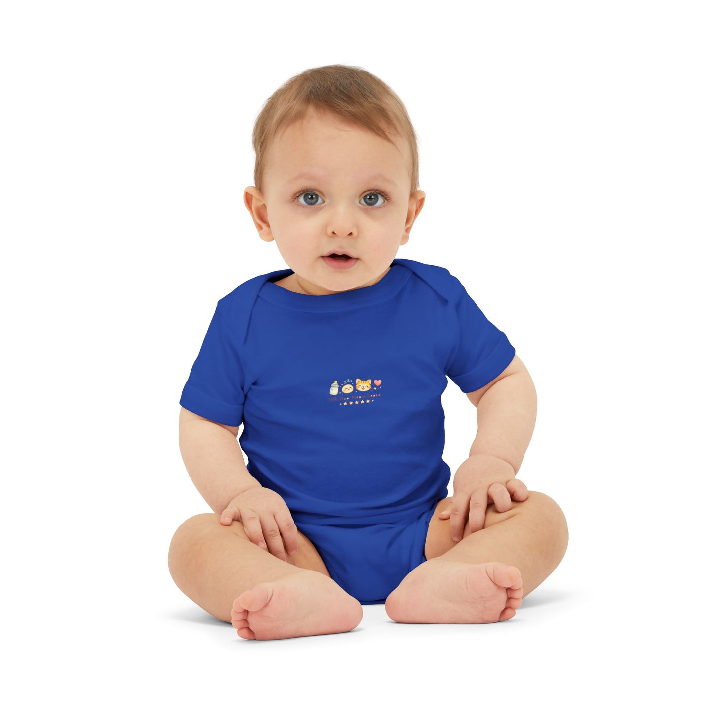 Infant Onesie - Cute Mini Animal Train "All Aboard" Baby Bodysuit
