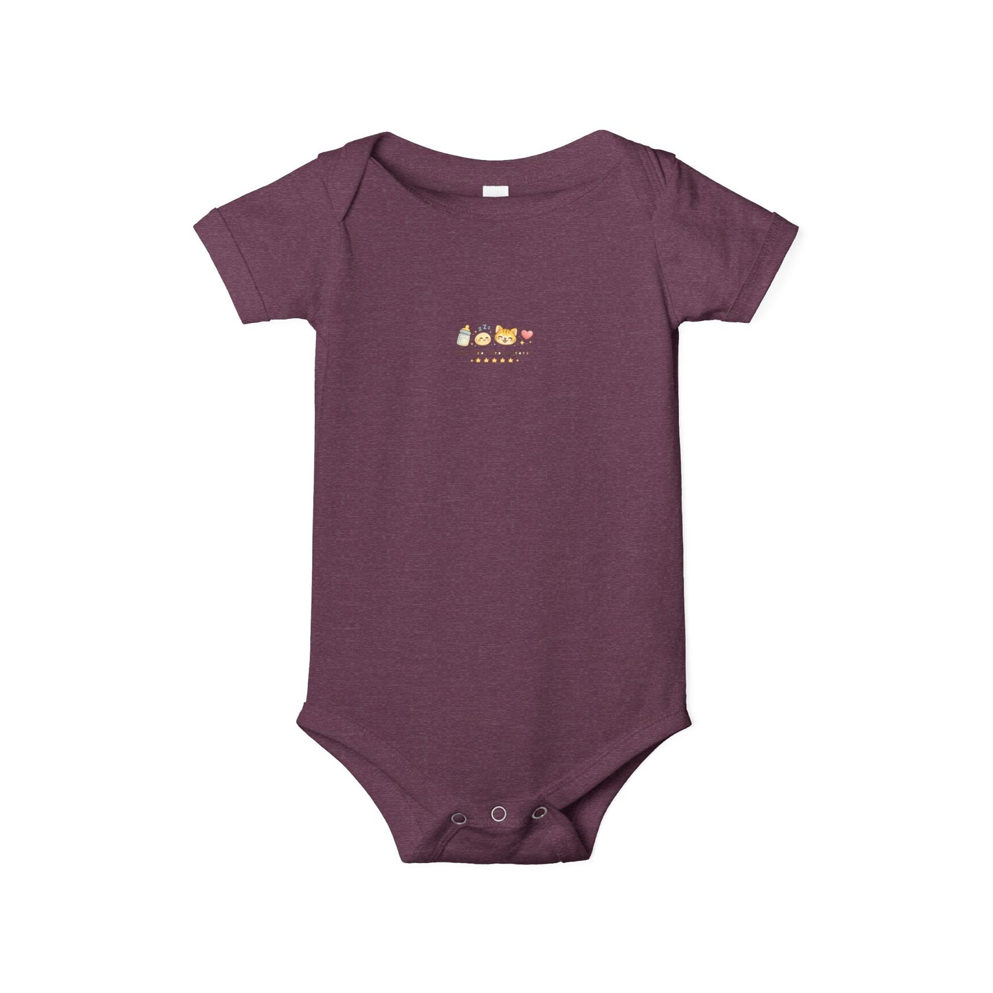 Infant Onesie - Cute Mini Animal Train "All Aboard" Baby Bodysuit