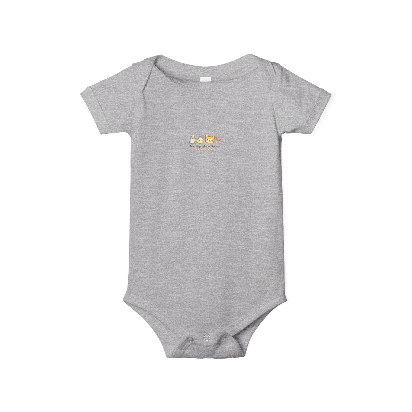 Infant Onesie - Cute Mini Animal Train "All Aboard" Baby Bodysuit