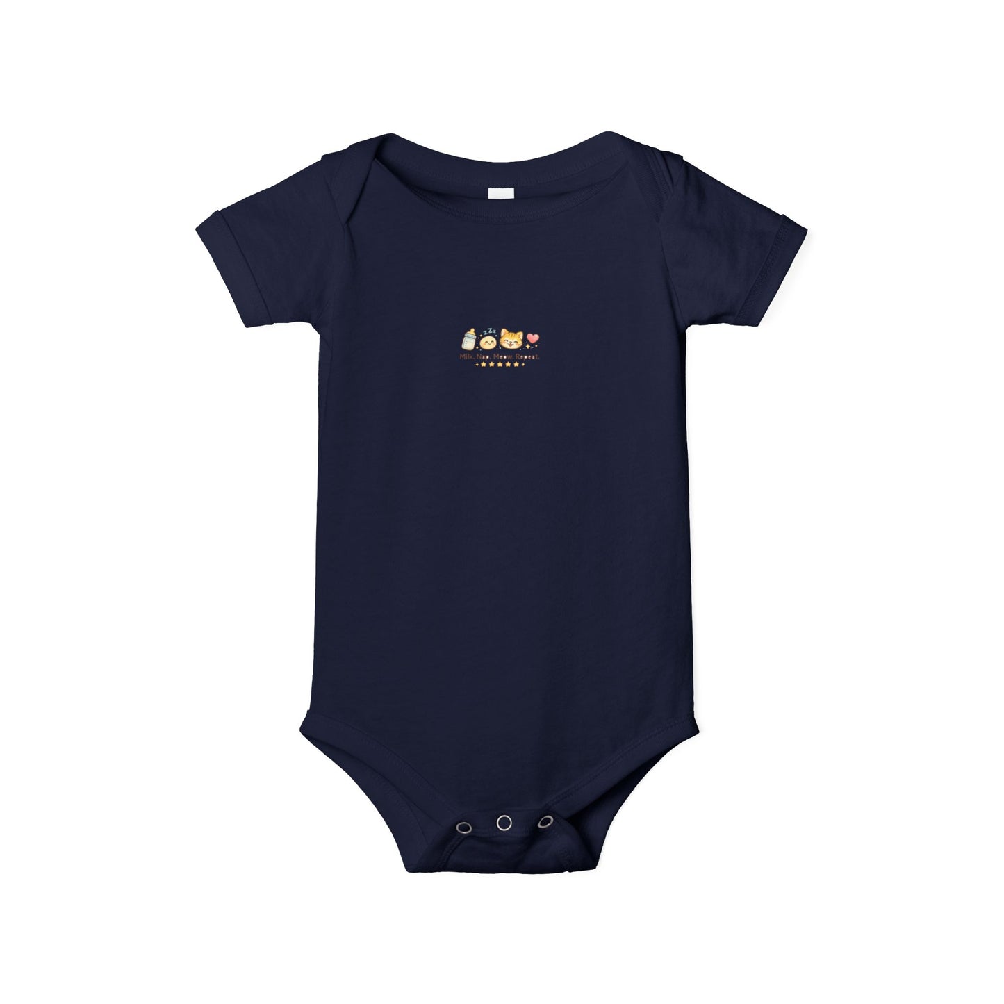Infant Onesie - Cute Mini Animal Train "All Aboard" Baby Bodysuit