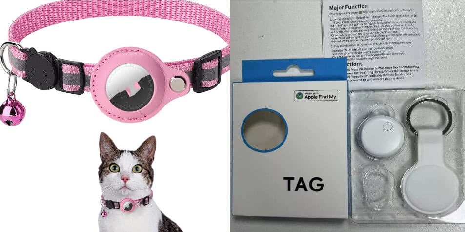 Reflective Collar Waterproof Holder Case For Airtag Air Tag