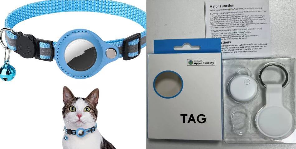Reflective Collar Waterproof Holder Case For Airtag Air Tag