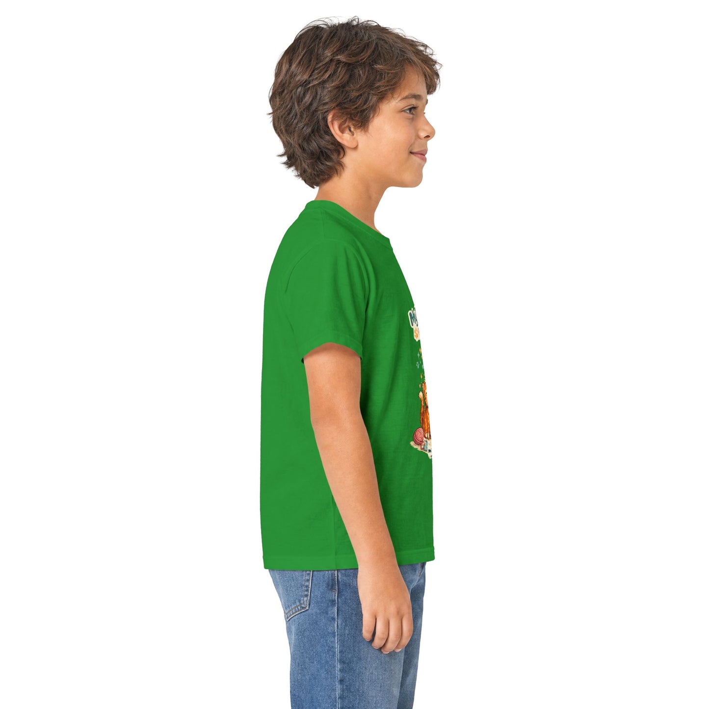 Kids Tee — "My Best Friend Has Paws" Cat Lover Shirt (Childrens Graphic Tee)