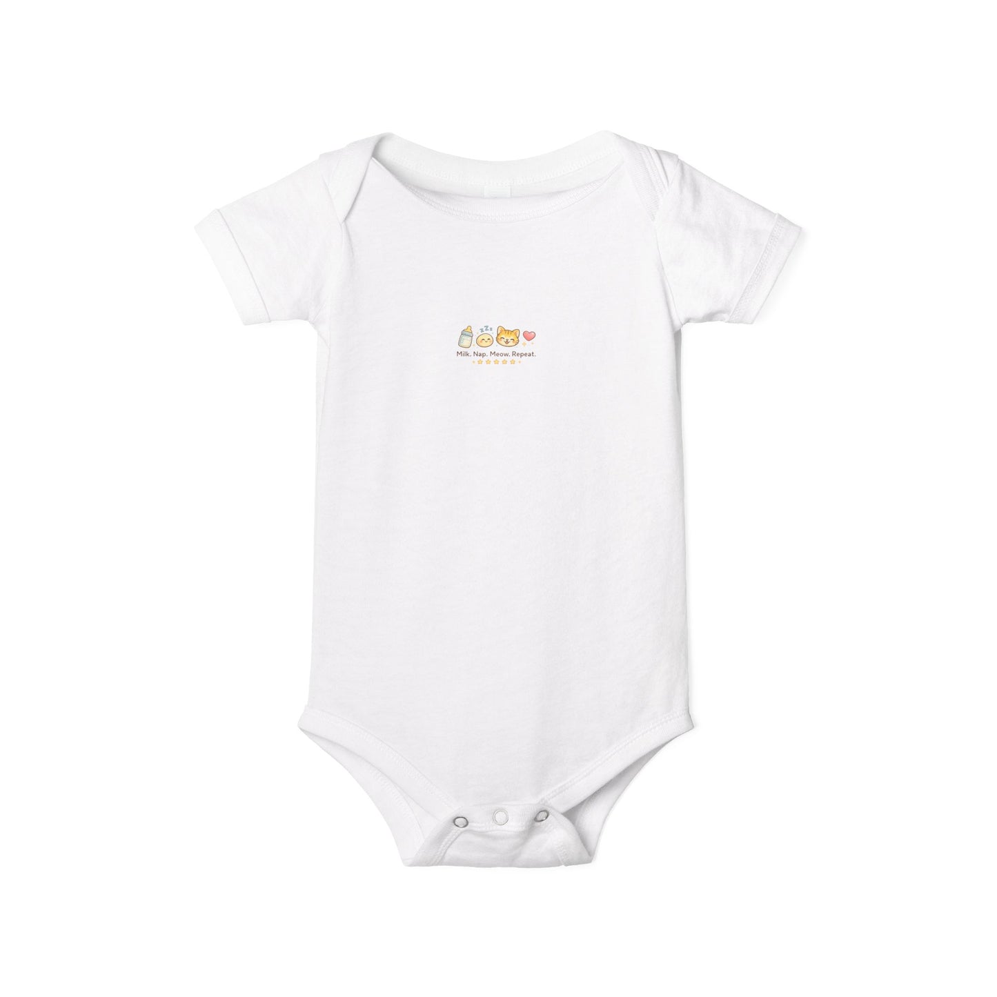 Infant Onesie - Cute Mini Animal Train "All Aboard" Baby Bodysuit