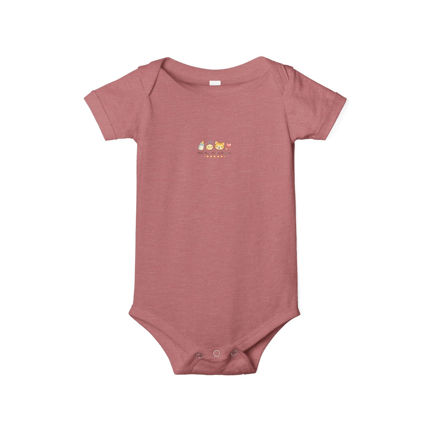 Infant Onesie - Cute Mini Animal Train "All Aboard" Baby Bodysuit