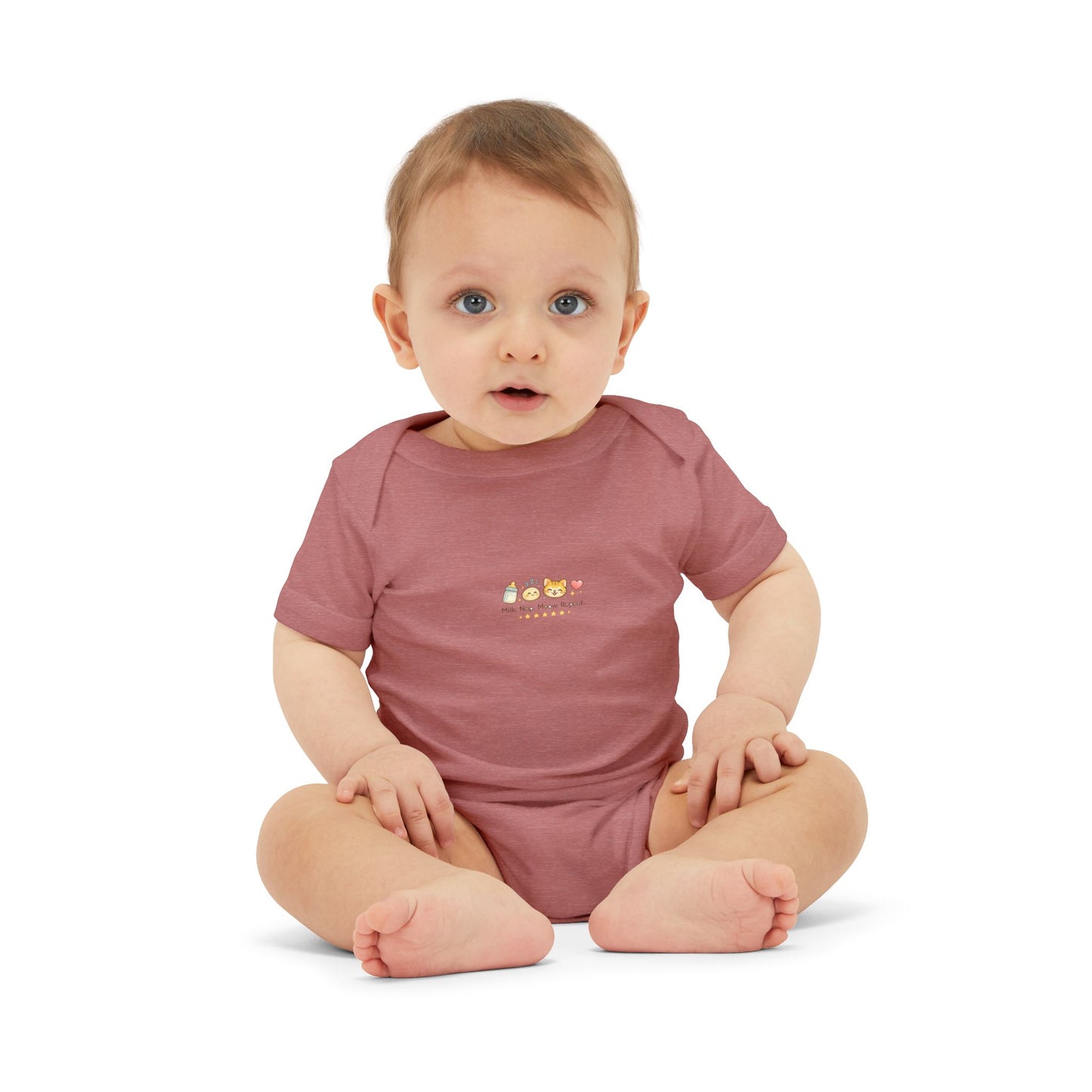 Infant Onesie - Cute Mini Animal Train "All Aboard" Baby Bodysuit