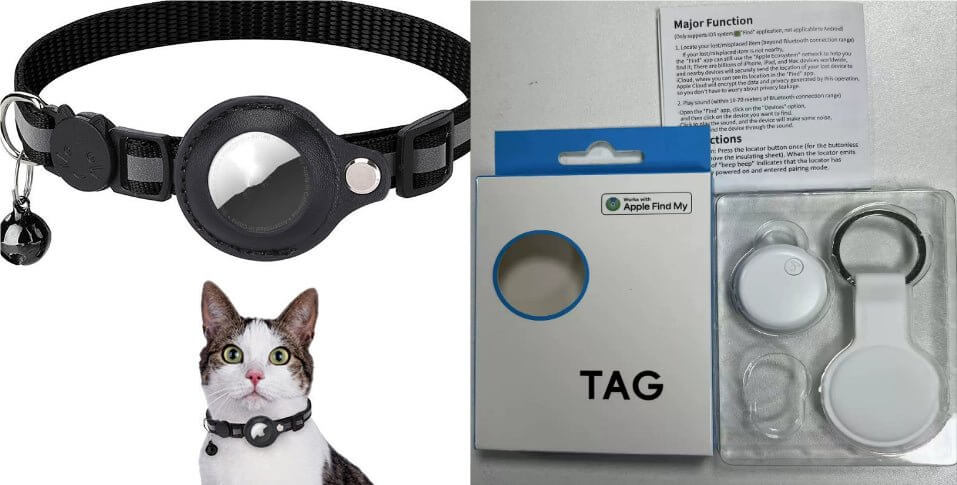Reflective Collar Waterproof Holder Case For Airtag Air Tag