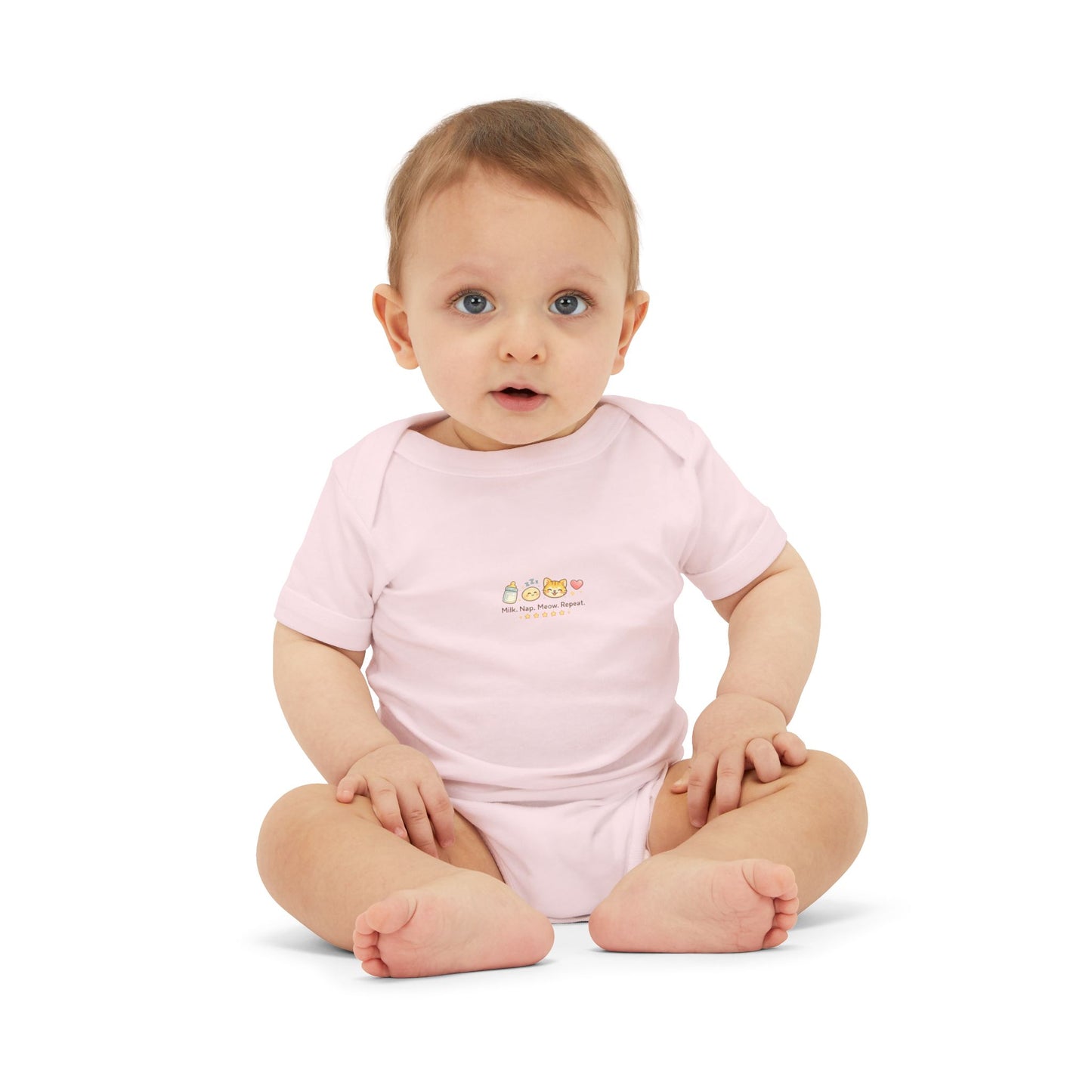 Infant Onesie - Cute Mini Animal Train "All Aboard" Baby Bodysuit