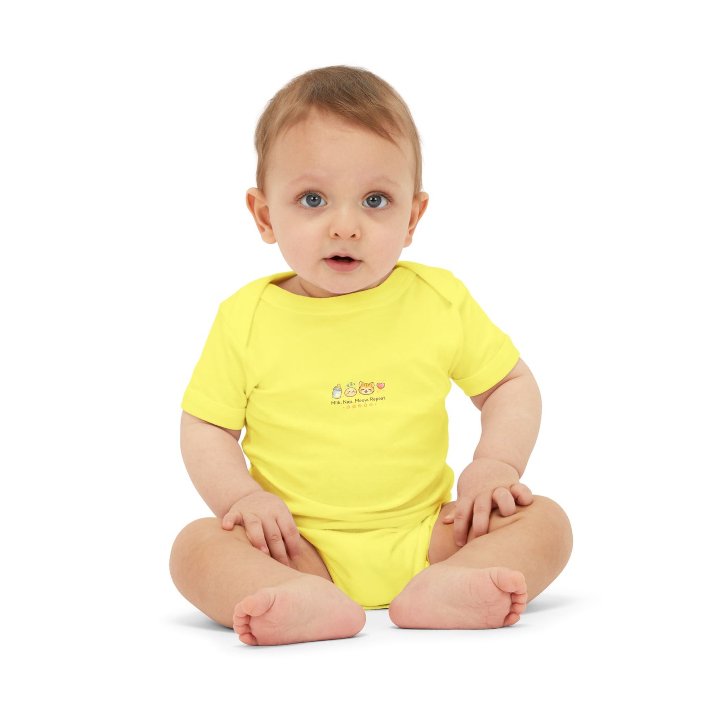 Infant Onesie - Cute Mini Animal Train "All Aboard" Baby Bodysuit