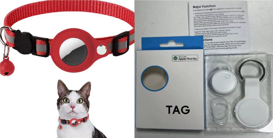 Reflective Collar Waterproof Holder Case For Airtag Air Tag