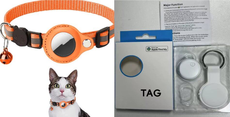 Reflective Collar Waterproof Holder Case For Airtag Air Tag